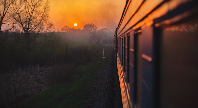 Mongolia train journey