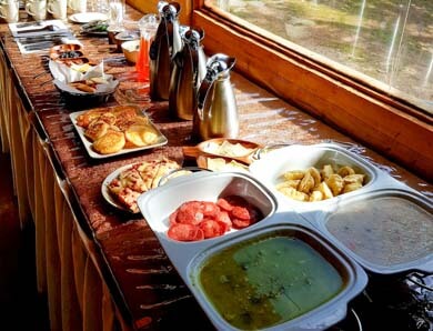 Mongolia breakfast