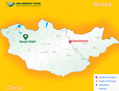 Senjit khad map